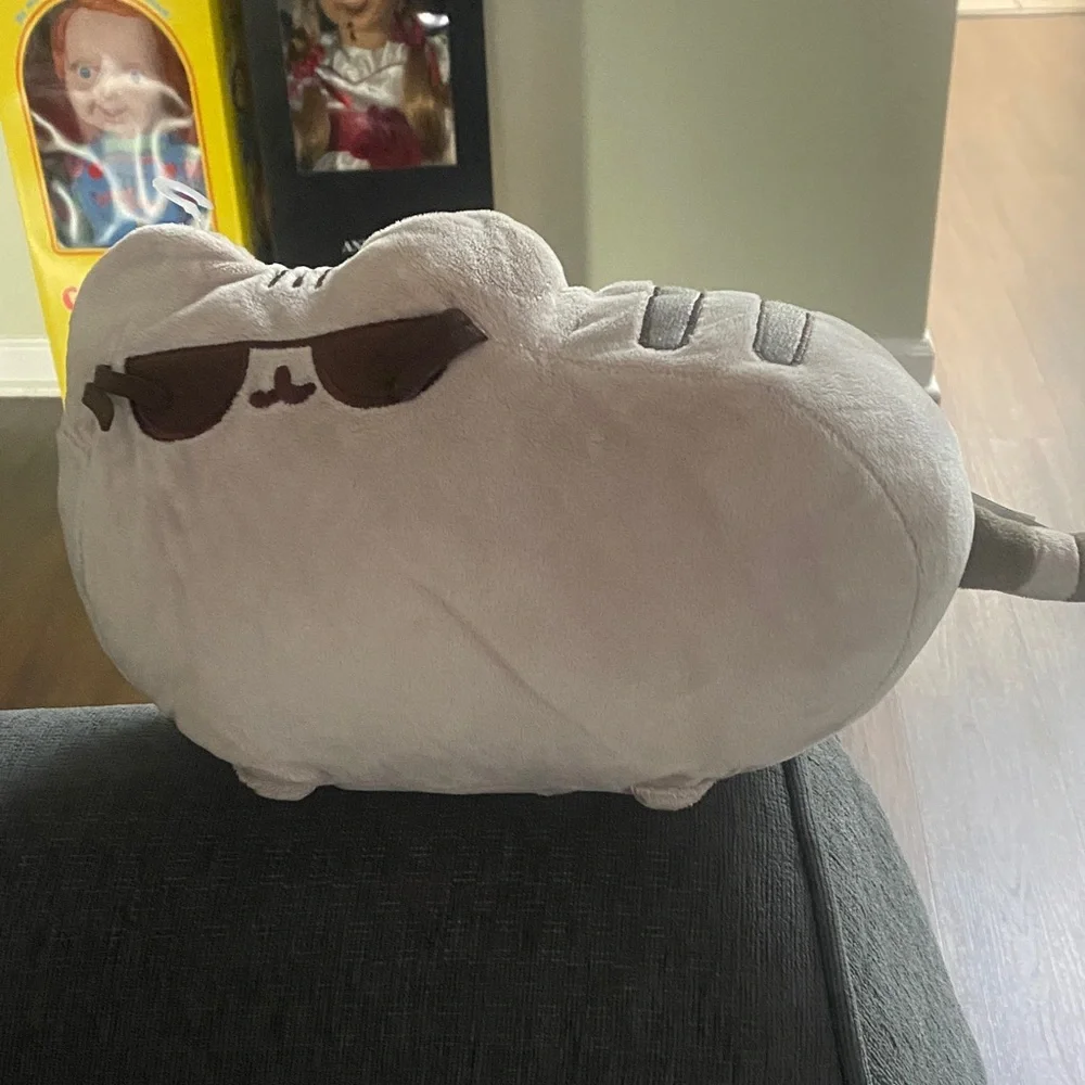 Pusheen Cool Gray Cat Plush with Sunglasses
